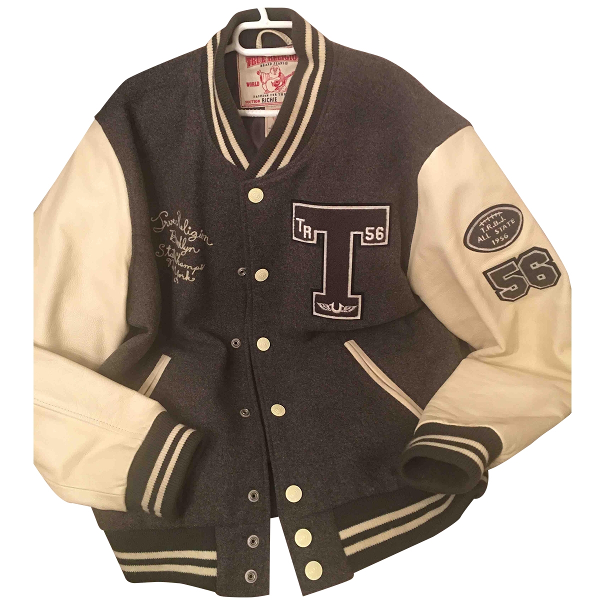 Wool jacket True Religion Grey size XL 